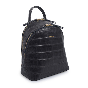 Sac à dos Nancy Gonzalez Bag Medium en cuir de crocodile noir