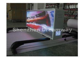 Taxi LED Display 5 mm Pixel Pitch with Double Sides 3G WIFI