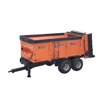 Tractor Trailer Manure Spreader for Cow Dung and Poultry Litter