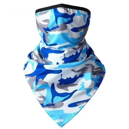 Outdoor Riding Scarf Sunscreen Breathing Face Cover Scarf Bicycle Half Face Scarf Face Masks