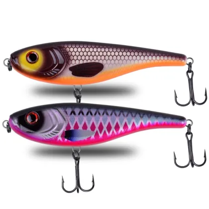 Hot Selling OEM 155mm 76g Mixed Colors Sinking Minnow Jerk Bait