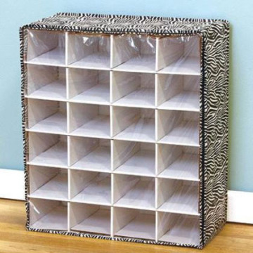 24-Pair Zebra Non-woven shoe cabinets