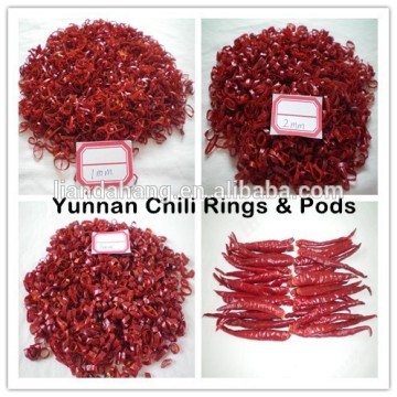 HACCP Certified 15,000-30,000 SHU Yunnan Chilli Rings