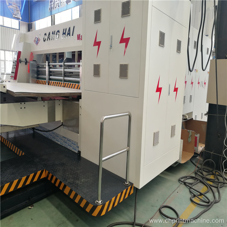 Canghai printing die cutting machine with stack
