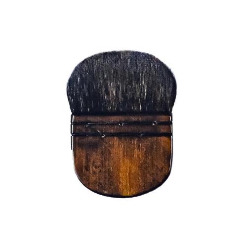 Squirrel Hair wooden Handle Traditional Kabuki Makeup Brush