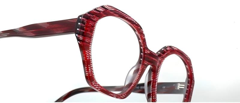 Mellume Acetate Octagonal Optical Glasses ME2047-side(1)