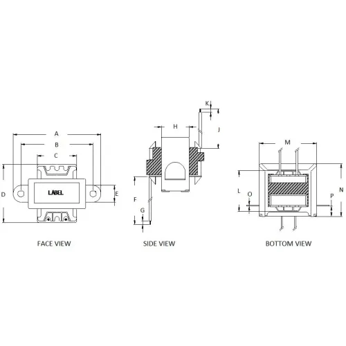ترانسفورماتور AC EI54 240V 24V AC