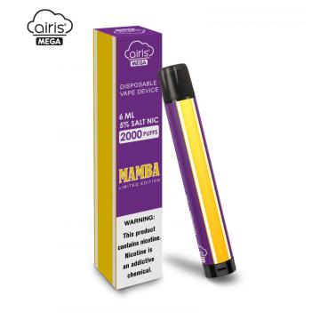 Price Airis Mega Disposable Vape Fruit Flavors