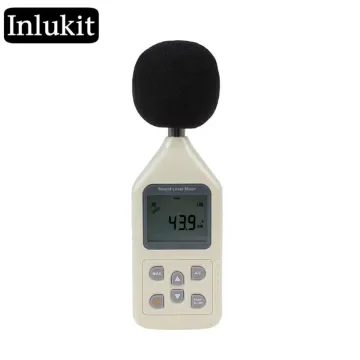 Digital Noise Level Meter for Measuring Sound Intensity from 30 to 130 dB in Fast and Slow Modes