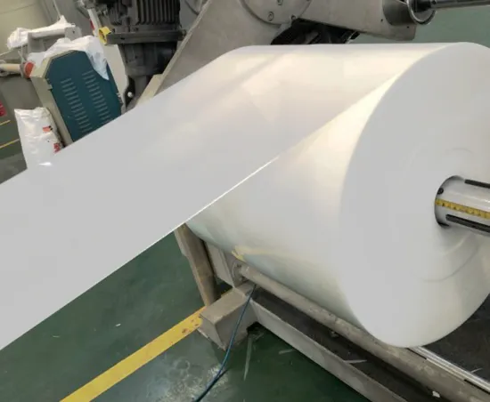 White plastic PP roll sheet