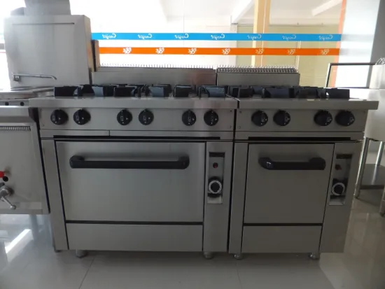 6Burners Gas Cooking Range With Oven