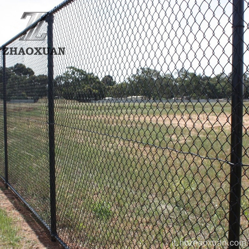 Sport Field Fence Pvc Chain Link Rolling Fencing