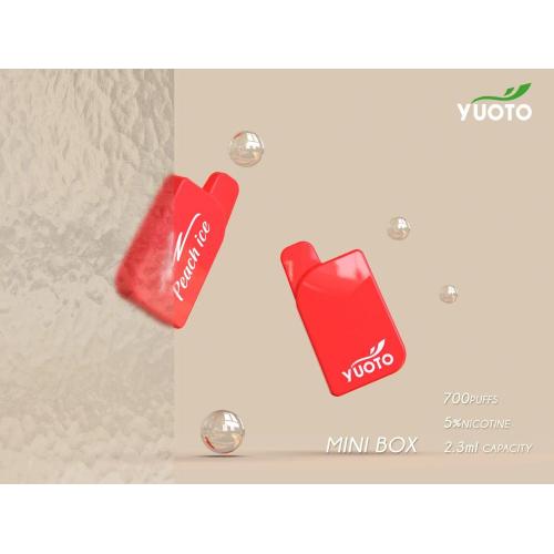 Toptan yuoto tek kullanımlık vape minibox 700puffs bar