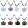 Gemstone 20 mm perles rondes avec collier de cordon en cuir noir de 45 cm Naturel Stone Crystal Ball Pendant Choker pour femmes Men Gift