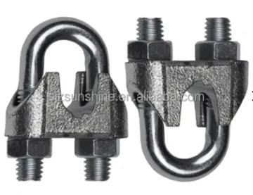 China-made Rigging Hardware: U Bolts, Wire Rope Clips, and Malleable Clamps