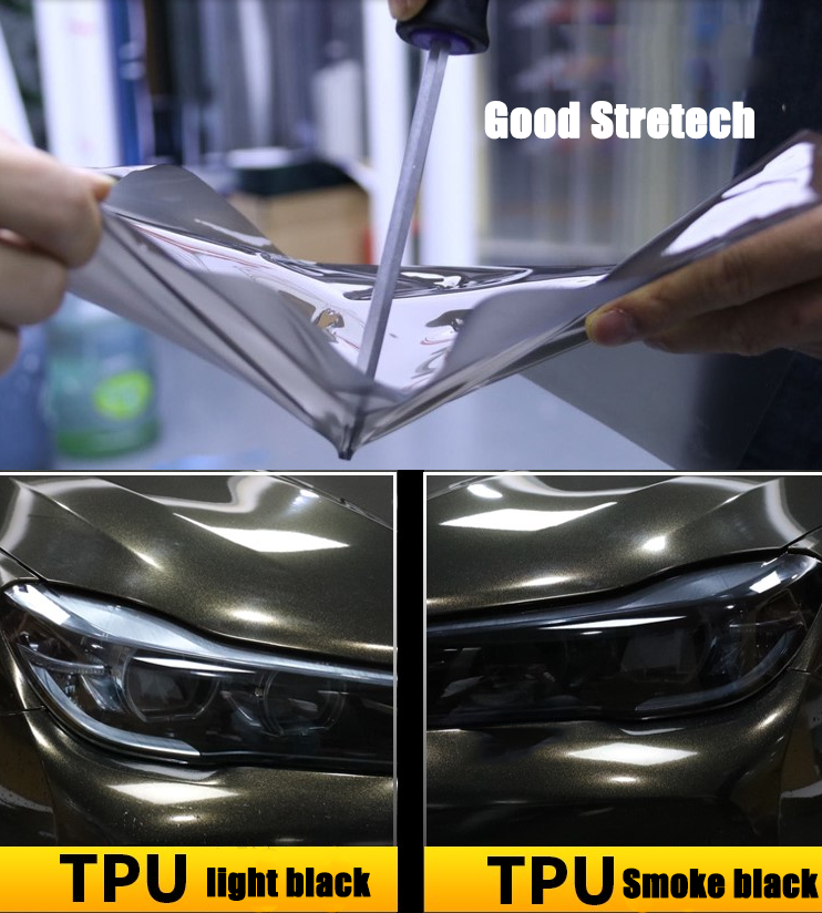 Self Healing TPU Car Headlight Tint Film