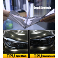 Anti scratches TPU Tinte del faro del automóvil TPU