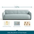 Sala de estar italiana maxky simples sofá de nuvem moderna