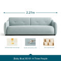 Maxky Italian Living Room Simple Modern Cloud Sofa