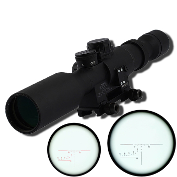 Factory Supply SVD 3-9X42 Long Range Optics Scope with Red Dot and 11mm/20mm Mount