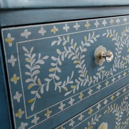 Mother of Pearl Inlay Furniture, Antique Storage Cabinet