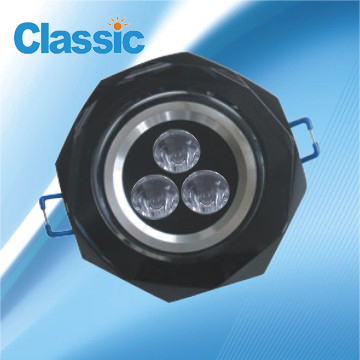 3W Crystal Octagonal LED Ceiling Light