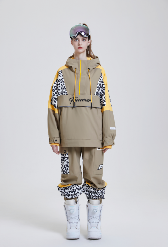Ski Suit Winter Waterproof Windproof Hooded