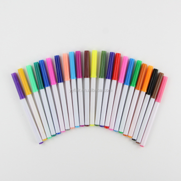 24 Colors Multi Color Marker Pen and Water Color Pen Set in PVC Bag