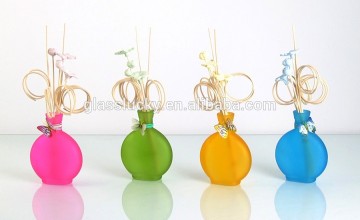 Cheap hotsale small perfume painted diffuser glass bottles 15ml 25ml 50ml 75ml 100ml