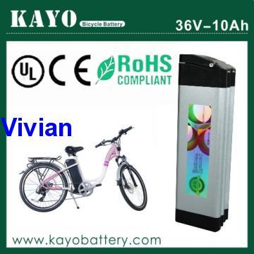 Li-polymer Battery Pack 36V, Electronic bike Battery with Charger, BMS