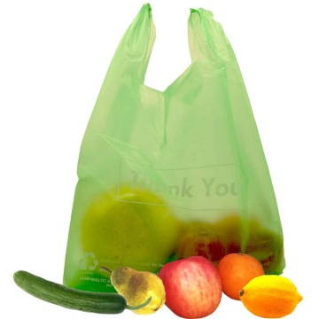 Tricou de plastic de ambalare a sacilor alimentari de vânzare