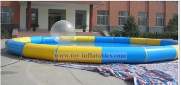 Perfect professional inflatable jumper with pool