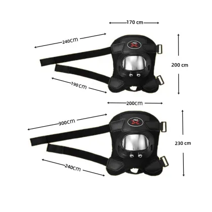 Kids and Adults Roller Skating Protective Gear Set - Elbow, Knee Pads, Wrist Guards & Helmet