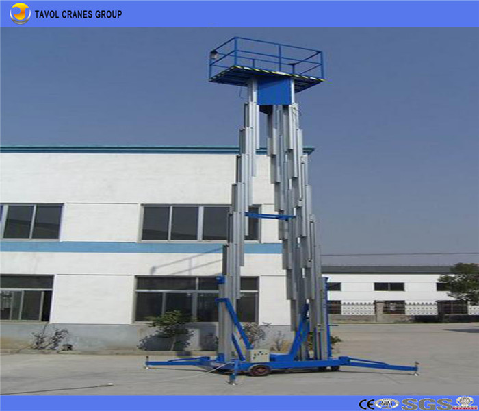 three mast aluminum lift