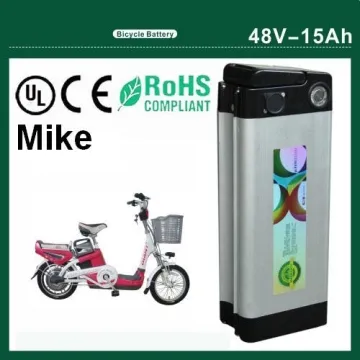 48V 15Ah Rechargeable Battery Pack with Charger, Al Case, 30A max Pulse