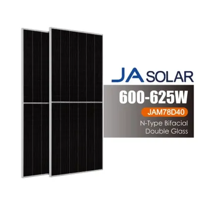 Ja Black Jam78D40 600-625W Solar PV Panels