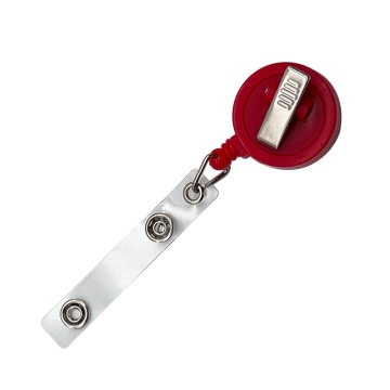 Custom Logo Printed Yoyo Retractable 32mm Card Holders with Alligator Clip