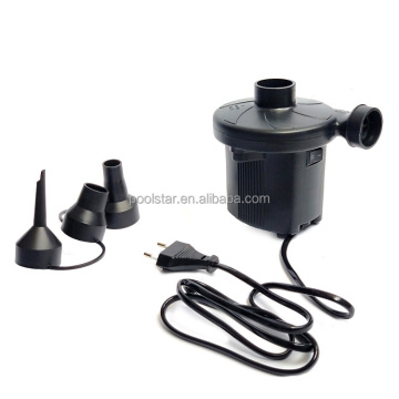 Portable Electric Air Pump: Easy Inflator/Deflator with 3 Nozzles for Inflatable Products