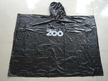 Poncho a pioggia monouso per adulti con logo