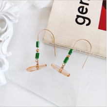 Simple and stylish earrings for irregular rock eardrop