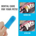 Hund tandborste fingerbrush silikon sällskapsdjur tandborstar