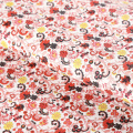 Flower printing pvc leather