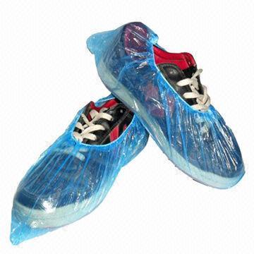 Elastic disposable plastic protective shoes cover, static reduce