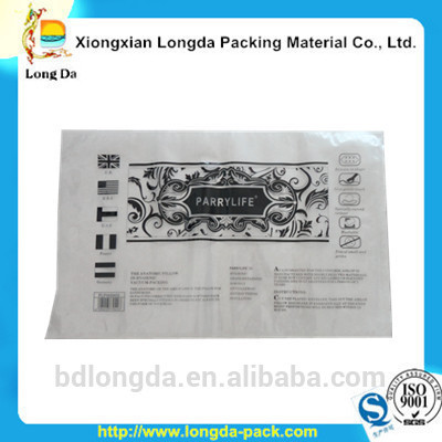 plastic packing bags for bed sheets/pillow