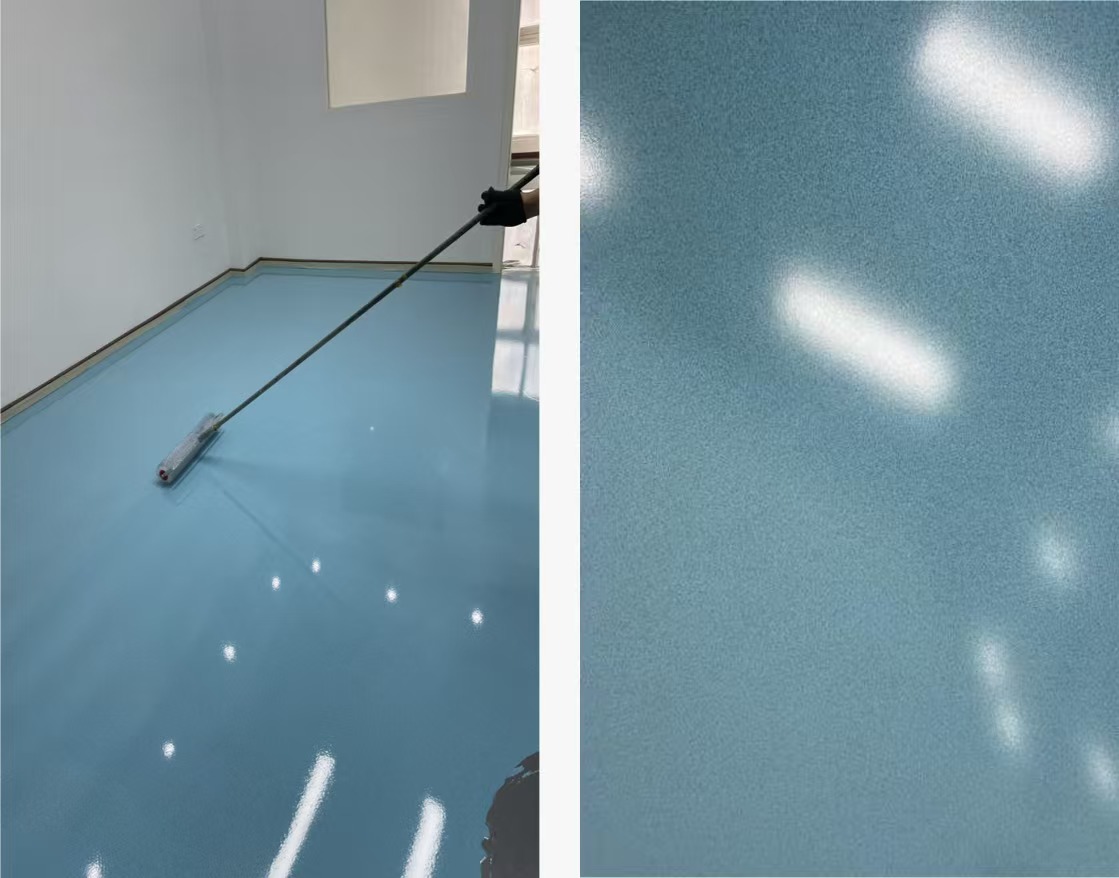 Sistema de piso epoxi resistente a la intemperie de alta calidad