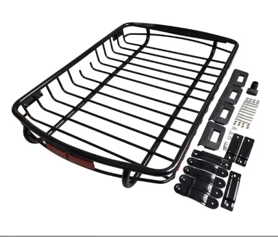 Adjustable Universal Roof Rack 64" Aluminum Cross Bars for 4x4