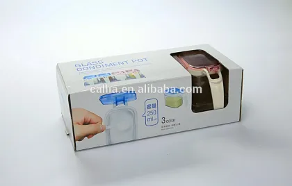 Glass Seasoning Box & Condiment Dispenser