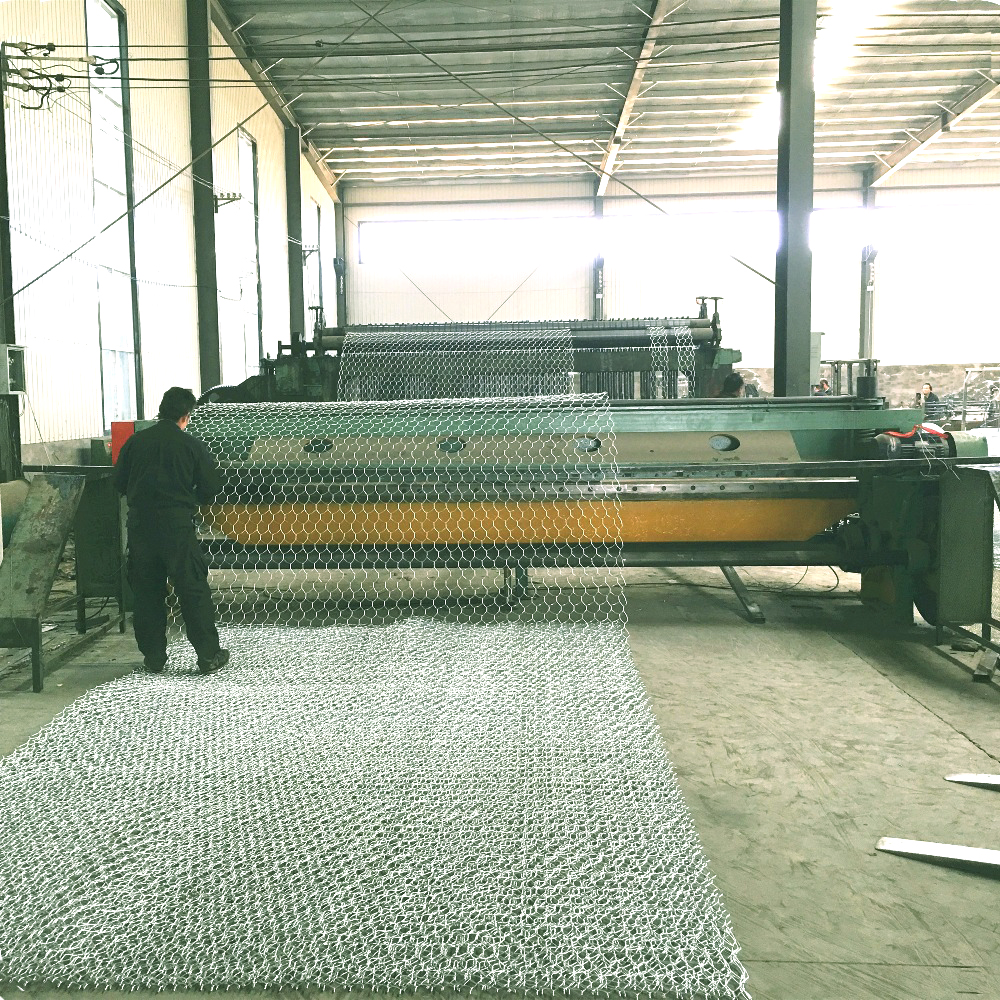 Coated Hexagonal Wire Mesh Gabion