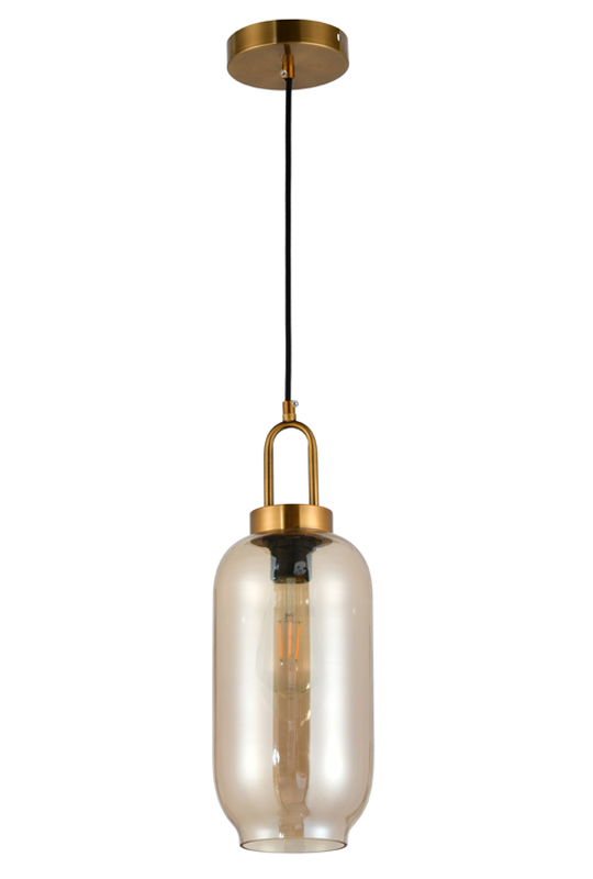 Indoor Lamp Amber Glass