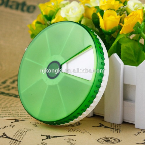 super popular plastic 8 day round pill box